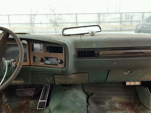 4Y87U3H503097 - 1973 BUICK RIVIERA GREEN photo 9