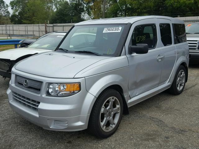 5J6YH18947L011400 - 2007 HONDA ELEMENT SC SILVER photo 2