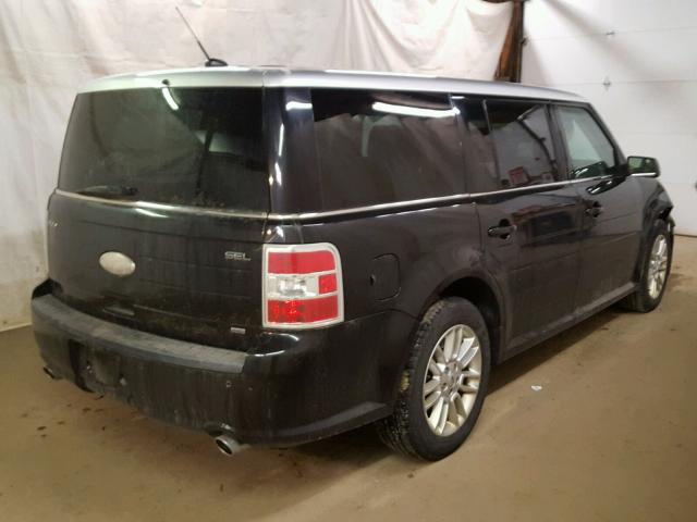 2FMHK6C87DBD07361 - 2013 FORD FLEX SEL Սև լուսանկար 4