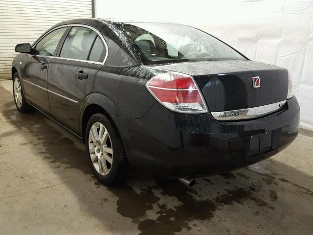 1G8ZS57N78F154952 - 2008 SATURN AURA XE BLACK photo 3