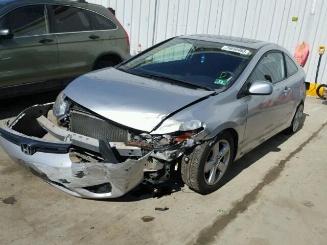 2HGFG12828H540683 - 2008 HONDA CIVIC EX SILVER photo 2