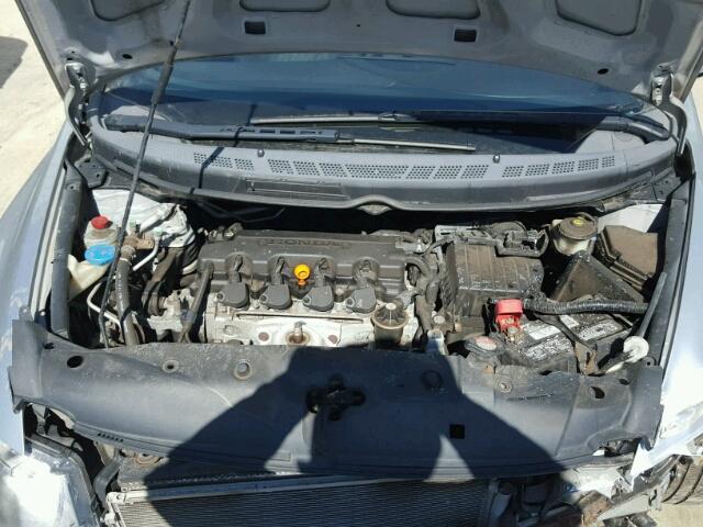 2HGFG12828H540683 - 2008 HONDA CIVIC EX SILVER photo 7