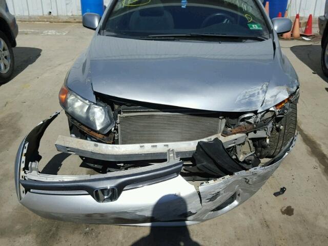 2HGFG12828H540683 - 2008 HONDA CIVIC EX ვერცხლისფერი ფოტო 9