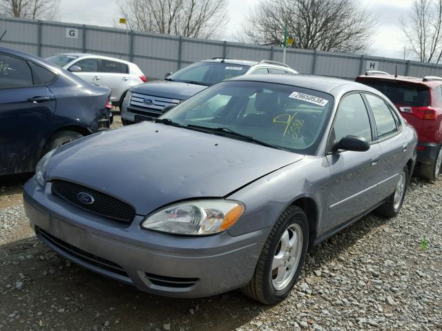 1FAFP53U56A262588 - 2006 FORD TAURUS SE GRAY photo 2