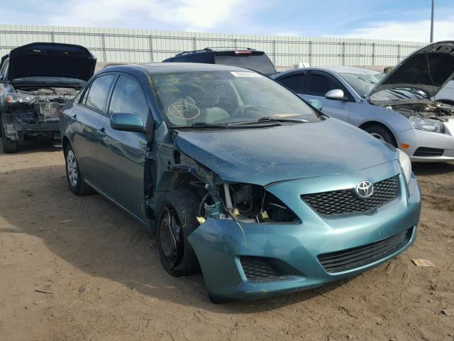 1NXBU40E79Z079247 - 2009 TOYOTA COROLLA BA GREEN photo 1