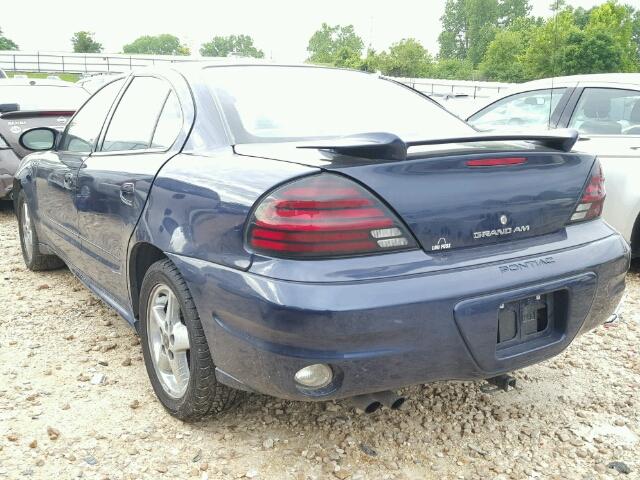 1G2NF52E14M582686 - 2004 PONTIAC GRAND AM S BLUE photo 3