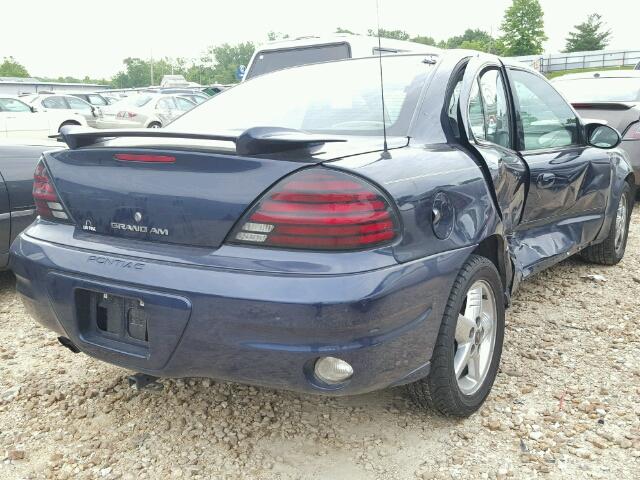 1G2NF52E14M582686 - 2004 PONTIAC GRAND AM S BLUE photo 4