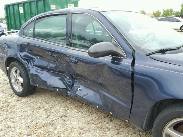 1G2NF52E14M582686 - 2004 PONTIAC GRAND AM S BLUE photo 9