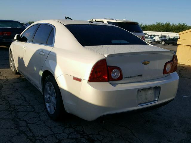 1G1ZC5EBXAF277381 - 2010 CHEVROLET MALIBU 1LT WHITE photo 3
