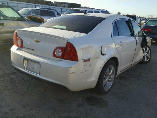 1G1ZC5EBXAF277381 - 2010 CHEVROLET MALIBU 1LT WHITE photo 4