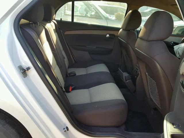 1G1ZC5EBXAF277381 - 2010 CHEVROLET MALIBU 1LT WHITE photo 6