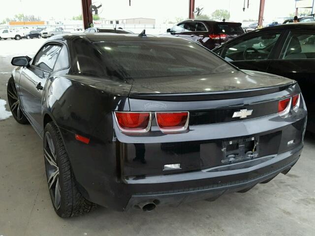 2G1FA1E33C9124072 - 2012 CHEVROLET CAMARO LS BLACK photo 3