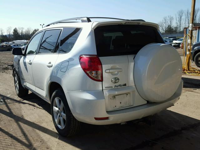 JTMBK31VX85056539 - 2008 TOYOTA RAV4 LIMIT WHITE photo 3