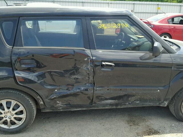 KNDJT2A12A7195087 - 2010 KIA SOUL BLACK photo 9