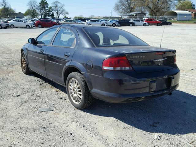 1C3EL46X76N103313 - 2006 CHRYSLER SEBRING BLACK photo 3