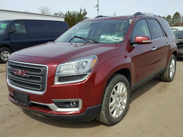 1GKKVRKD0GJ146566 - 2016 GMC ACADIA SLT წითელი ფოტო 2