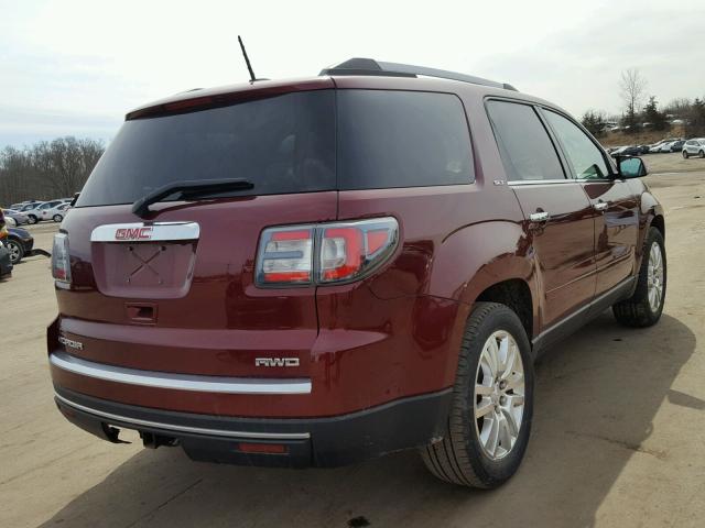 1GKKVRKD0GJ146566 - 2016 GMC ACADIA SLT RED photo 4