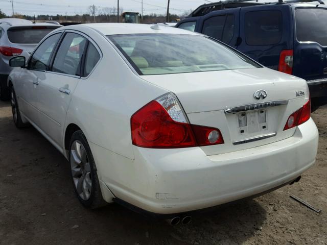 JNKAY01F56M263195 - 2006 INFINITI M35 BASE WHITE photo 3