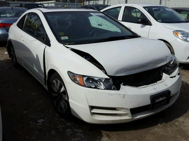 2HGFG1B92AH520741 - 2010 HONDA CIVIC EXL WHITE photo 1