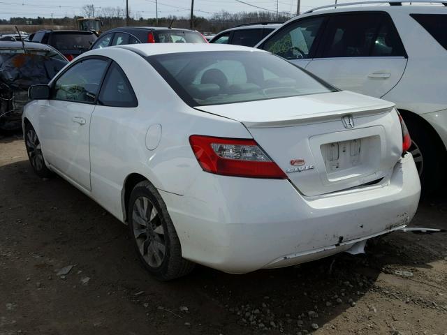 2HGFG1B92AH520741 - 2010 HONDA CIVIC EXL WHITE photo 3