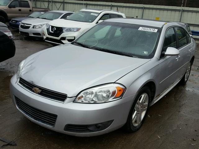 2G1WC57M891147765 - 2009 CHEVROLET IMPALA 2LT SILVER photo 2