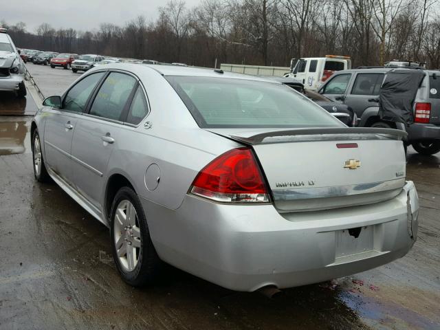 2G1WC57M891147765 - 2009 CHEVROLET IMPALA 2LT SILVER photo 3