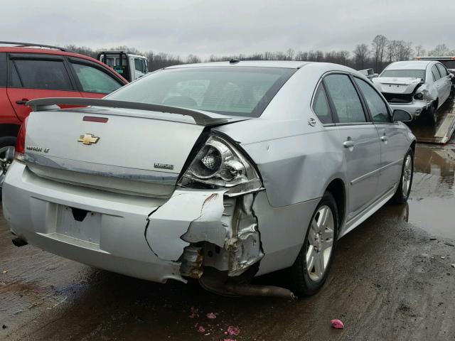 2G1WC57M891147765 - 2009 CHEVROLET IMPALA 2LT SILVER photo 4