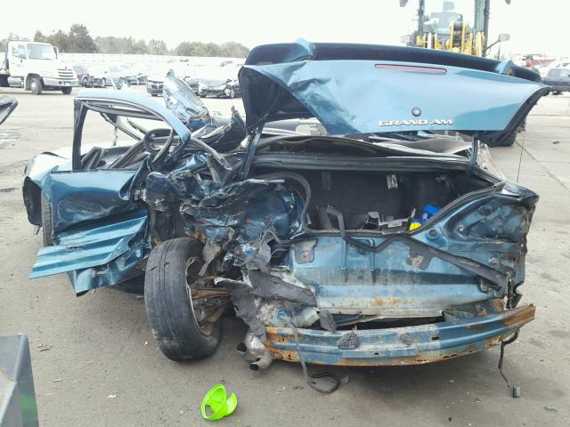 1G2NF52EX2M546427 - 2002 PONTIAC GRAND AM S 蓝色 照片 3