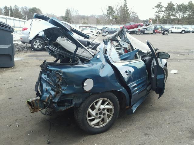 1G2NF52EX2M546427 - 2002 PONTIAC GRAND AM S 蓝色 照片 4