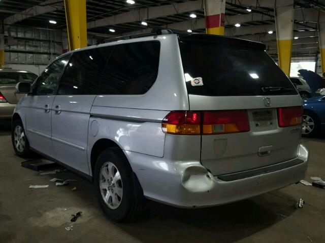 5FNRL18804B144413 - 2004 HONDA ODYSSEY EX SILVER photo 3