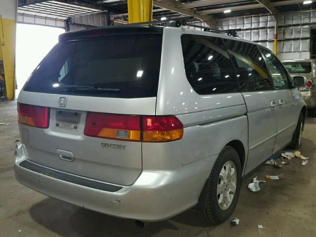 5FNRL18804B144413 - 2004 HONDA ODYSSEY EX SILVER photo 4