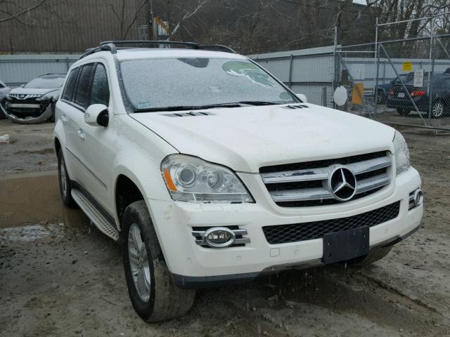 4JGBF71E07A187590 - 2007 MERCEDES-BENZ GL 450 4MA WHITE photo 1