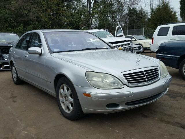 WDBNG75J51A142060 - 2001 MERCEDES-BENZ S 500 SILVER photo 1