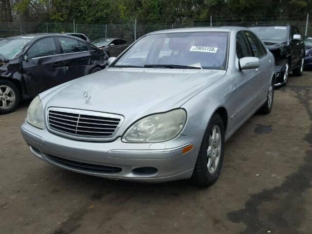 WDBNG75J51A142060 - 2001 MERCEDES-BENZ S 500 SILVER photo 2