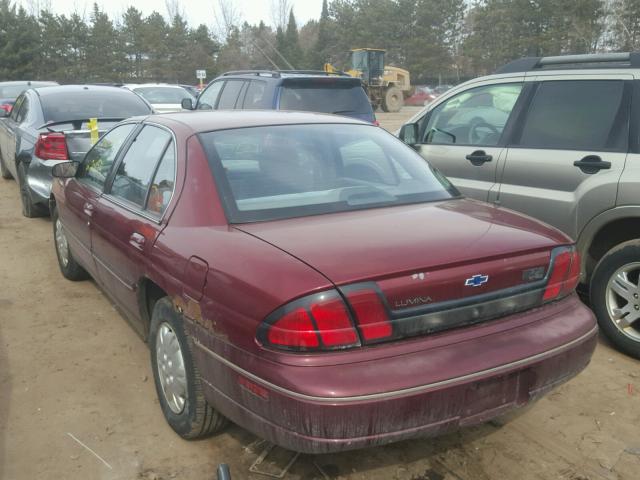 2G1WL52M3T1158459 - 1996 CHEVROLET LUMINA BURGUNDY photo 3