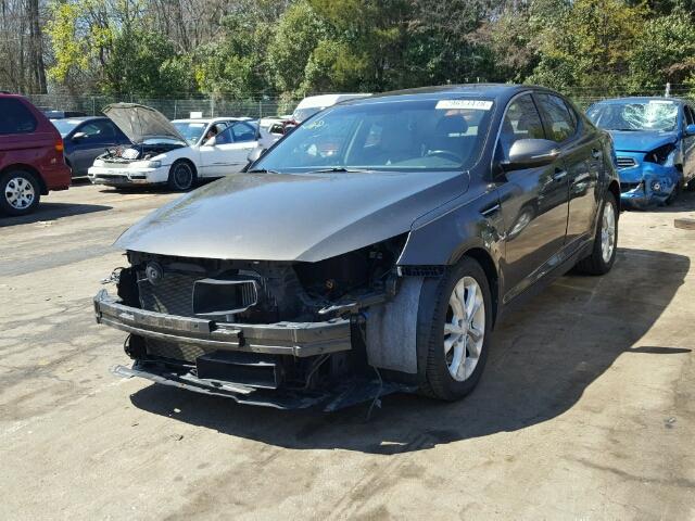 5XXGN4A69CG025525 - 2012 KIA OPTIMA EX CHARCOAL photo 2