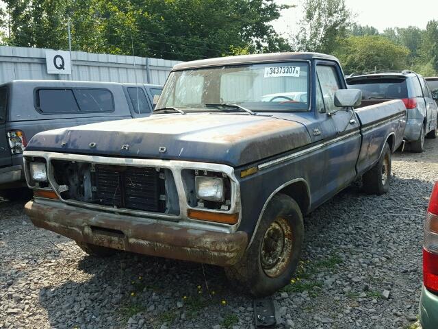 F25SRAG1413 - 1978 FORD F250 BLUE photo 2