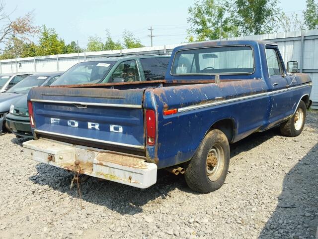 F25SRAG1413 - 1978 FORD F250 BLUE photo 4