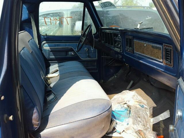 F25SRAG1413 - 1978 FORD F250 BLUE photo 5