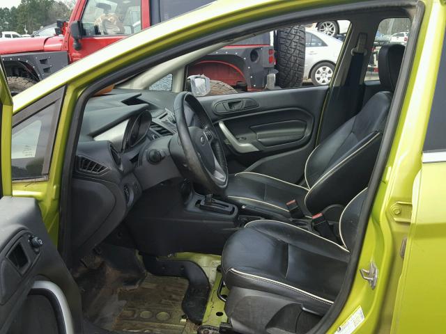 3FADP4CJ3BM124519 - 2011 FORD FIESTA SEL GREEN photo 5