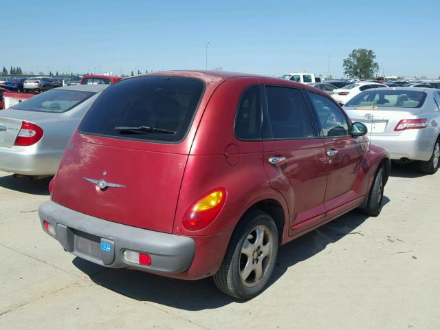 3C8FY68B12T311954 - 2002 CHRYSLER PT CRUISER BURGUNDY photo 4