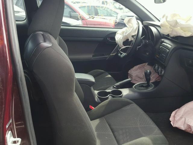 JTKJF5C79C3034698 - 2012 TOYOTA SCION TC 栗色 照片 5