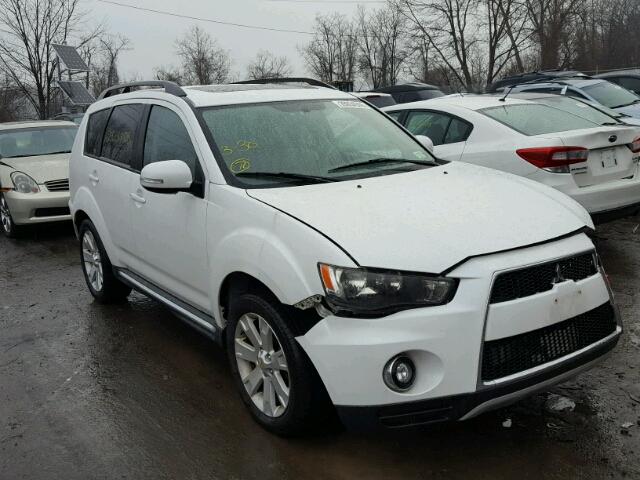 JA4JT3AW2BU008722 - 2011 MITSUBISHI OUTLANDER WHITE photo 1