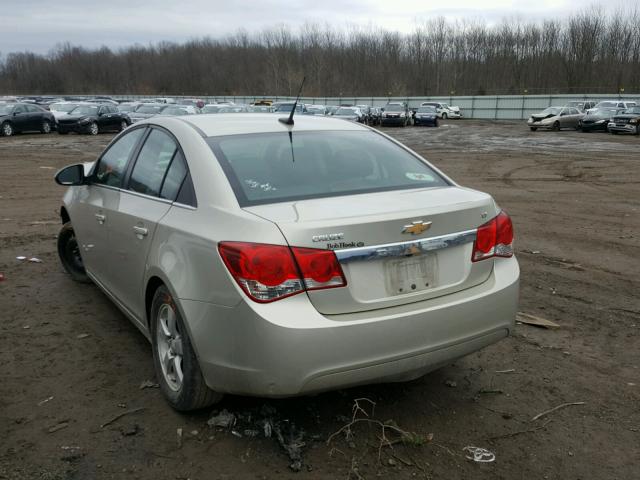 1G1PC5SBXE7191385 - 2014 CHEVROLET CRUZE LT BEIGE photo 3