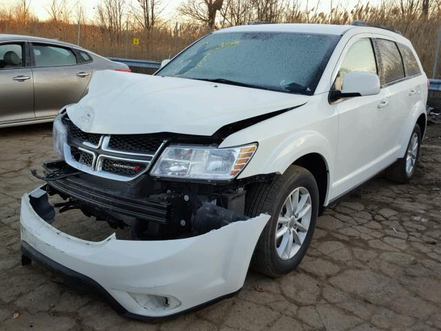 3C4PDDBG9HT591917 - 2017 DODGE JOURNEY SX WHITE photo 2