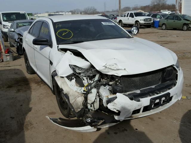 1FAHP2MKXDG212896 - 2013 FORD TAURUS POL WHITE photo 1