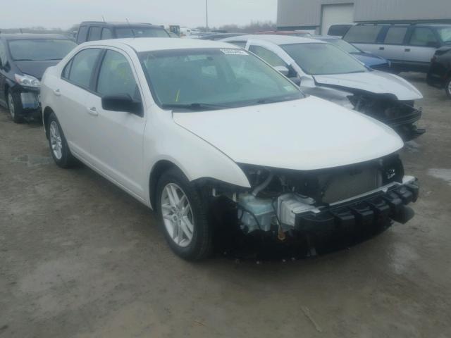 3FAHP0GA8BR293202 - 2011 FORD FUSION S WHITE photo 1