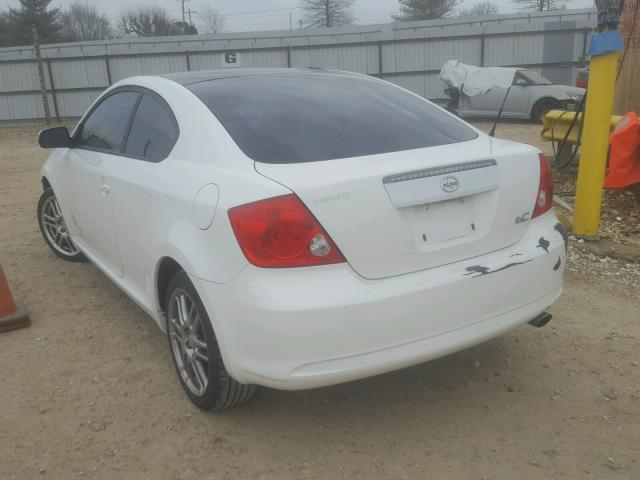JTKDE177550011832 - 2005 TOYOTA SCION TC 白色 照片 3