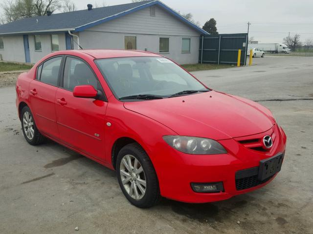 JM1BK123371639249 - 2007 MAZDA 3 S RED photo 1