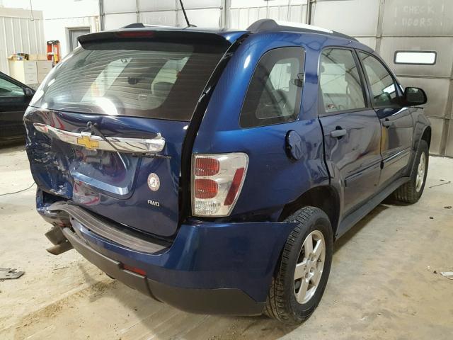 2CNDL13F886065269 - 2008 CHEVROLET EQUINOX LS BLUE photo 4